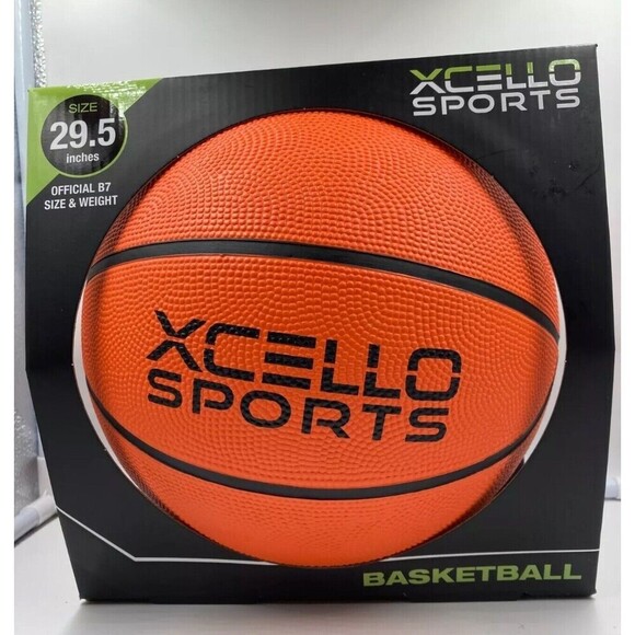 XCello Sports 29.5 Inches Basketball Official B7 Size & Weight - Picture 1 of 2